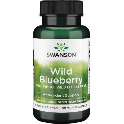 Swanson - Wild Blueberry, 250mg - 90 vcaps