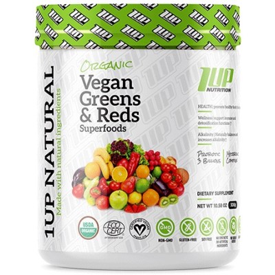 1Up Nutrition - Vegan Greens & Reds Superfoods