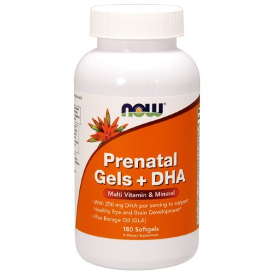 NOW Foods - Prenatal Gels + DHA