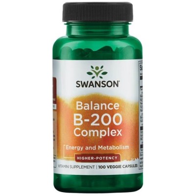Swanson - Balance B-200, High Potency - 100 vcaps