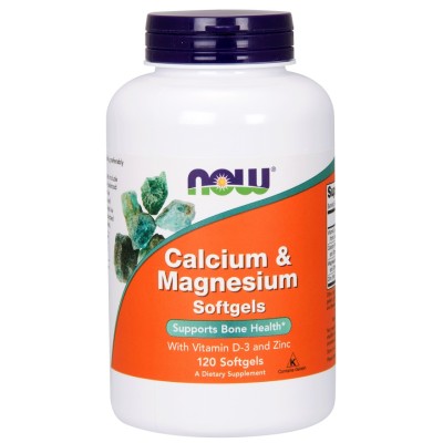 NOW Foods - Calcium & Magnesium with Vit D and Zinc