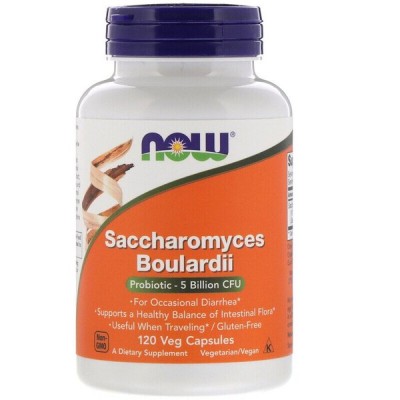 NOW Foods - Saccharomyces Boulardii - 120 vcaps