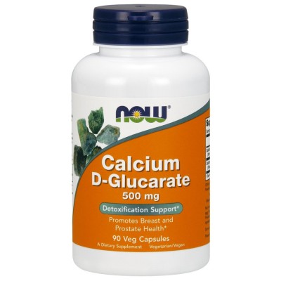 NOW Foods - Calcium D-Glucarate, 500mg - 90 vcaps
