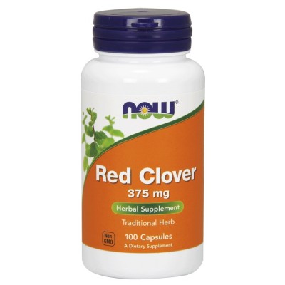 NOW Foods - Red Clover, 375mg - 100 caps