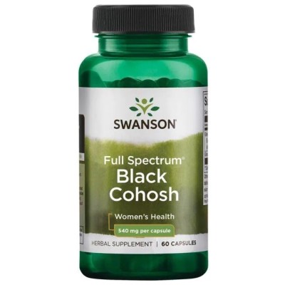 Swanson - Black Cohosh, 540mg - 60 caps