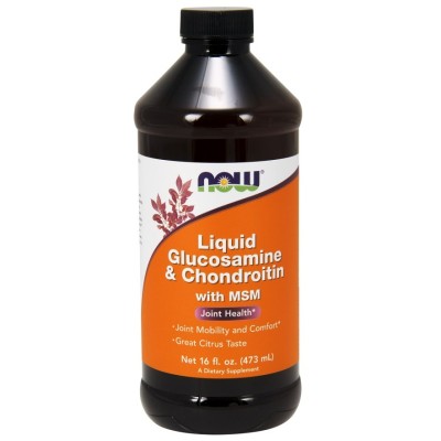 NOW Foods - Glucosamine & Chondroitin with MSM Liquid