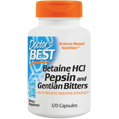Doctor's Best - Betaine HCL Pepsin & Gentian Bitters