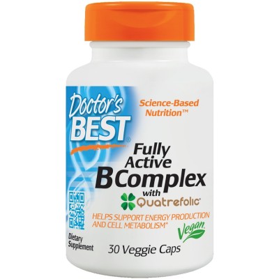 Doctor's Best - Fully Active B-Complex with Quatrefolic