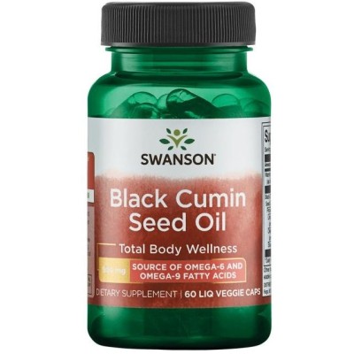 Swanson - Black Cumin Seed Oil, 500mg - 60 liquid vcaps