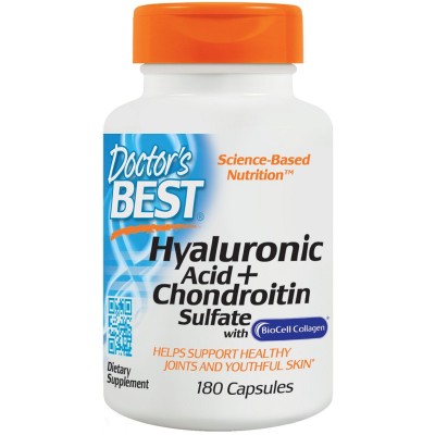 Doctor's Best - Hyaluronic Acid + Chondroitin Sulfate with