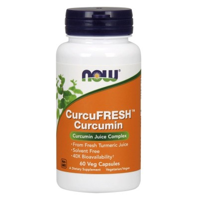 NOW Foods - CurcuFRESH Curcumin, Capsules - 60 vcaps