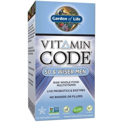 Garden of Life - Vitamin Code 50 & Wiser Men