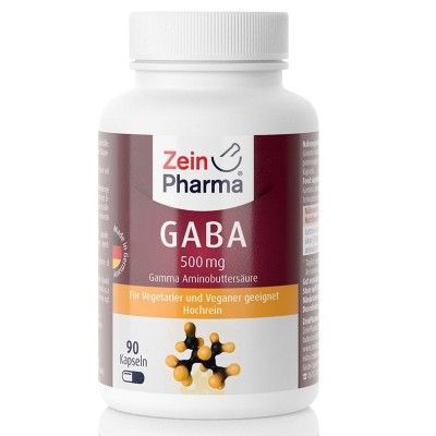 Zein Pharma - GABA, 500mg - 90 caps