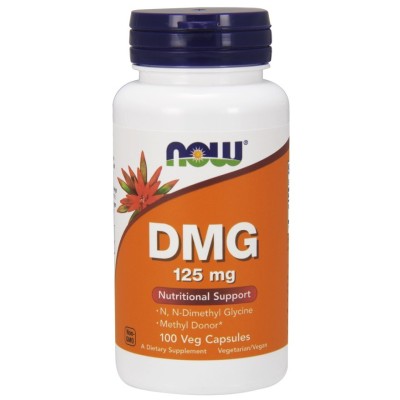 NOW Foods - DMG (Dimethylglycine), 125mg - 100 vcaps