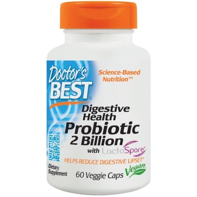 Doctor's Best - Digestive Health Probiotic 2 Billion with