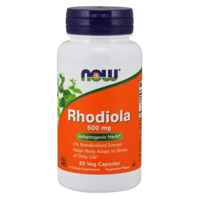 NOW Foods - Rhodiola, 500mg - 60 vcaps
