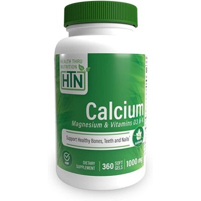 Health Thru Nutrition - Calcium with Magnesium & Vitamins D3 & K