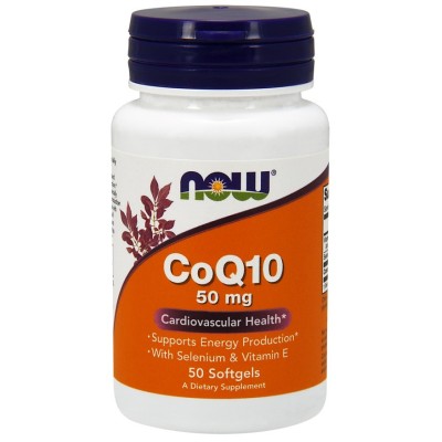 NOW Foods - CoQ10 with Selenium & Vitamin E, 50mg - 50 softgels