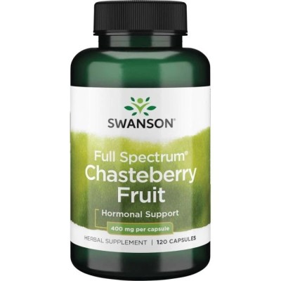 Swanson - Chasteberry Fruit, 400mg - 120 caps