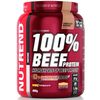 NUTREND - 100% Beef Protein, Chocolate Hazelnut - 900 grams