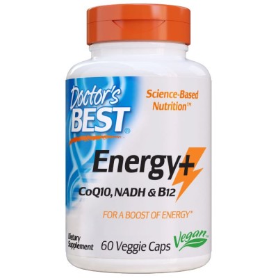 Doctor's Best - Energy + CoQ10, NADH & B12 - 60 vcaps