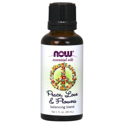 NOW Foods - Essential Oil, Peace Love & Flowers Oil Blend - 30
