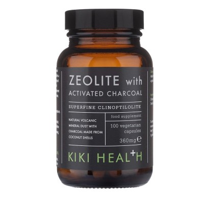 KIKI Health - Zeolite With Activated Charcoal, 360mg - 100 vcaps