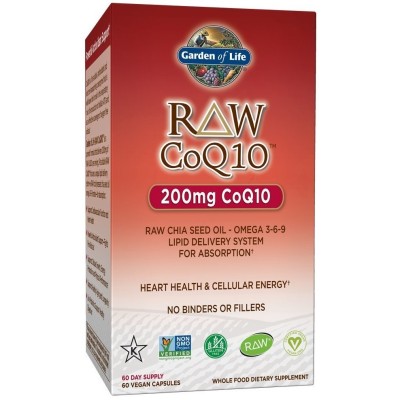 Garden of Life - RAW CoQ10- 60 vcaps
