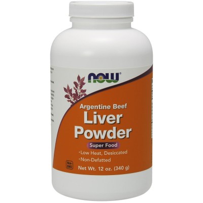 NOW Foods - Liver Powder, Argentine Beef - 340 grams