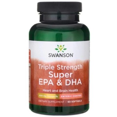 Swanson - Triple Strength Super EPA & DHA, 900mg - 60 softgels