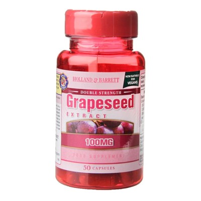 Holland & Barrett - Double Strength Grapeseed Extract 100mg -