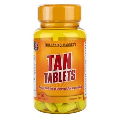 Holland & Barrett - Tan Tablets - 60 caplets
