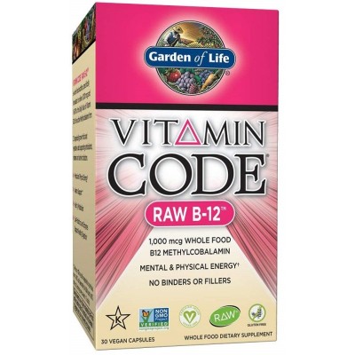 Garden of Life - Vitamin Code RAW B-12 - 30 vcaps