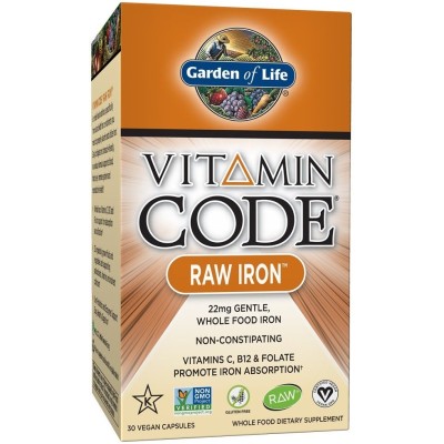 Garden of Life - Vitamin Code RAW Iron - 30 vcaps