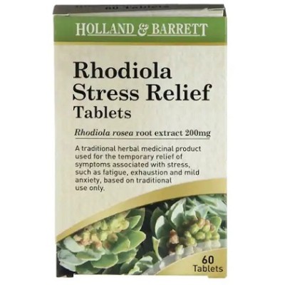Holland & Barrett - Rhodiola Stress Relief 200mg - 60 tablets