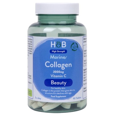 Holland & Barrett - Marine Collagen with Vitamin C - 90 tabs