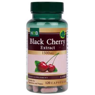 Holland & Barrett - Black Cherry Extract 1500mg - 120 vcaps