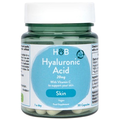 Holland & Barrett - Hyaluronic Acid with Vitamin C 20mg - 30