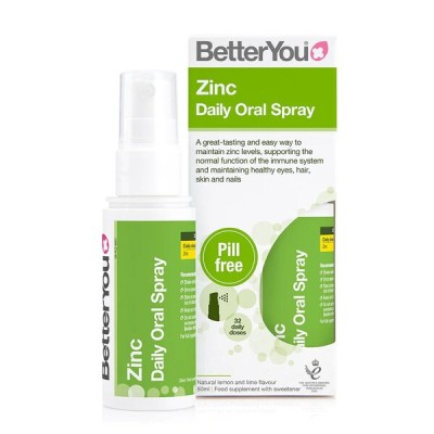 Better You - Zinc Daily Oral Spray Natural Lemon & Lime - 50 ml.