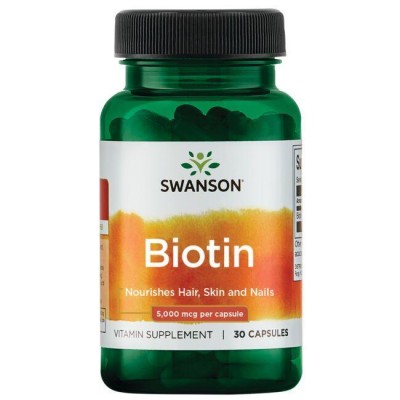 Swanson - Biotin 5000mcg - 30 caps