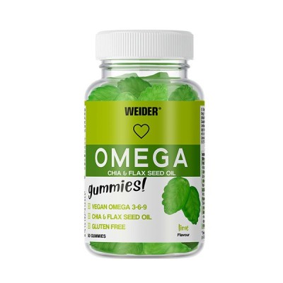 Weider - Omega Gummies Lime - 50 gummies