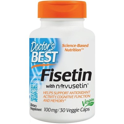 Doctor's Best - Fisetin with Novusetin, 100mg - 30 vcaps
