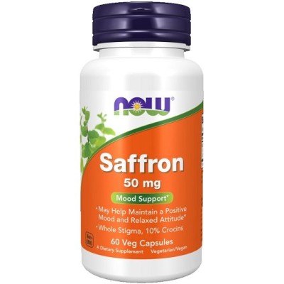 NOW Foods - Saffron, 50mg - 60 vcaps