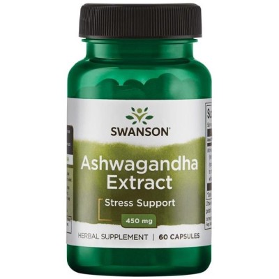 Swanson - Ashwagandha Extract, 450mg - 60 caps