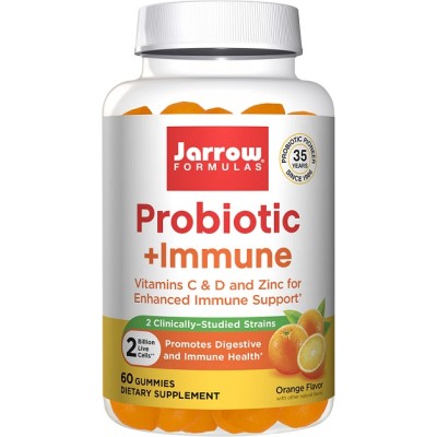 Jarrow Formulas - Probiotic + Immune, Orange - 60 gummies