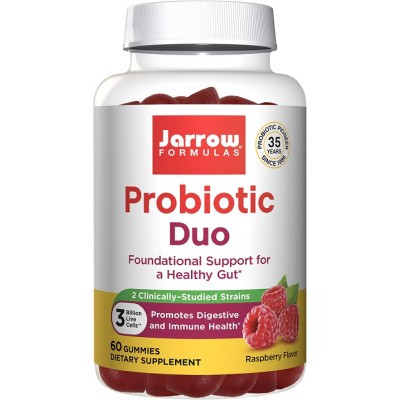 Jarrow Formulas - Probiotic Duo, Raspberry - 60 gummies