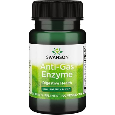 Swanson - Anti-Gas Enzyme, 123mg - 90 vcaps