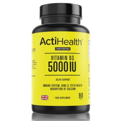ActiHealth - ActiHealth Vitamin D3, 125mg - 90 tabs
