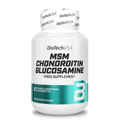 BioTech USA - MSM Chondroitin Glucosamine - 60 tabs