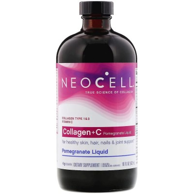 NeoCell - Collagen + C, Pomegranate Liquid - 473 ml.
